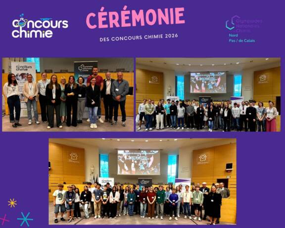 Cérémonie des concours Chimie 2026